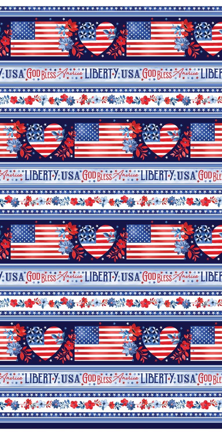 Faith, Family, Freedom - Americana Stripe Multi 14833-99