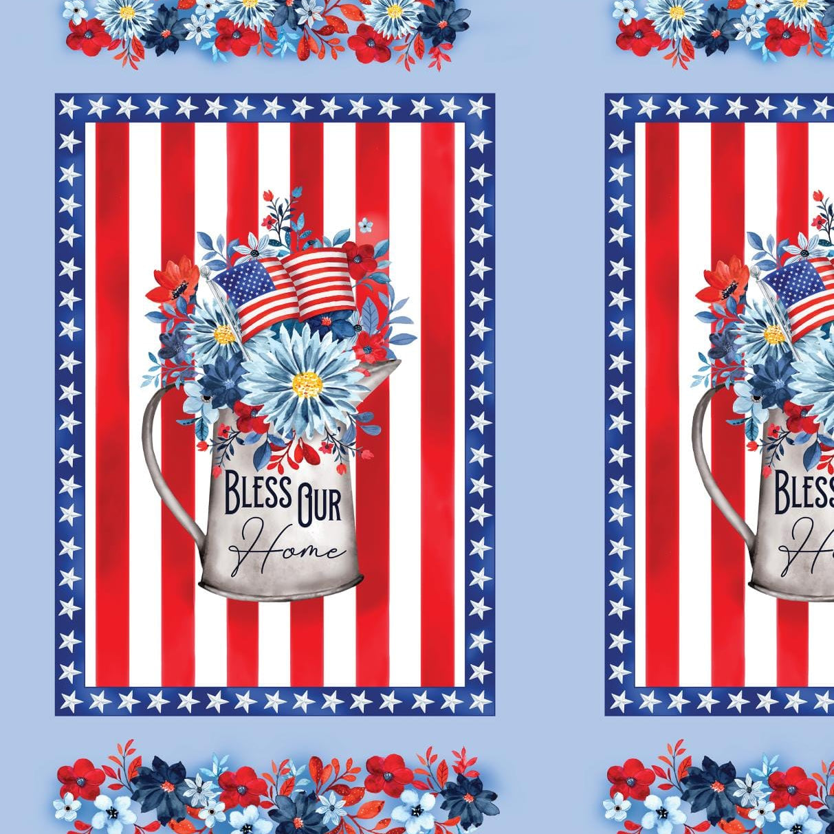 Faith, Family, Freedom - Bless Our Home Panel 14827-54