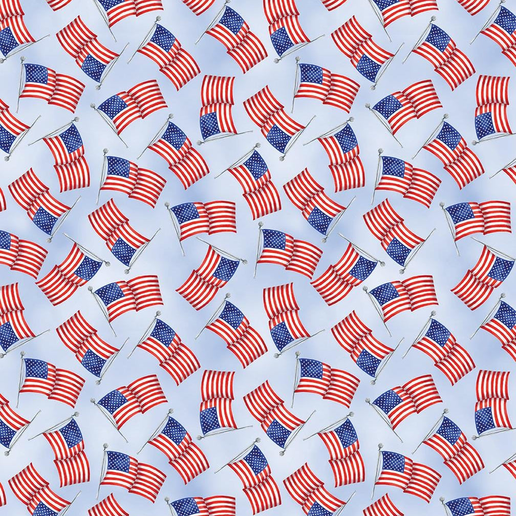 Faith, Family, Freedom - USA Flags Light Blue 14828-05