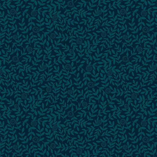 Fantasy Fern Dark Teal - Mirrors 108" Wide 16941W-85