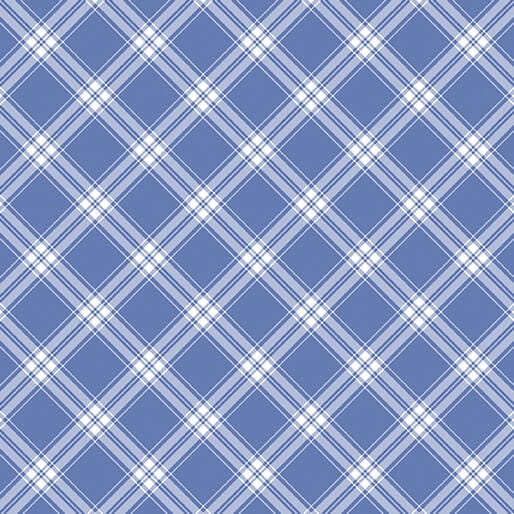 Farm Plaid Blue - Green Acres 15344-54
