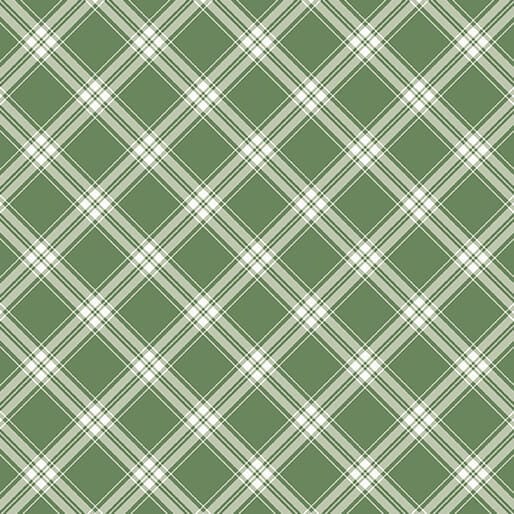 Farm Plaid Green - Green Acres 15344-44