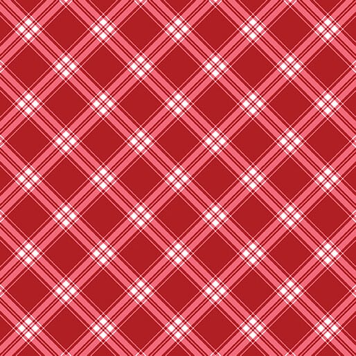Farm Plaid Red - Green Acres 15344-10