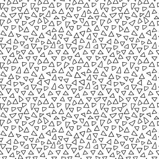 Frogtastic - Floating Triangles White Black 10338-98