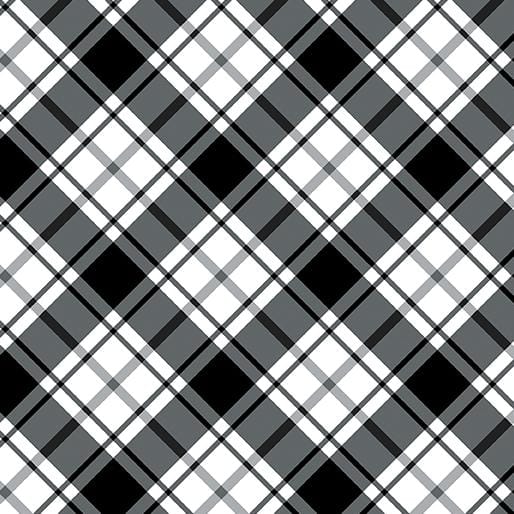 Great Outdoors - Comfort Plaid White/Black 12939-90
