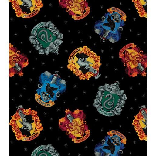 Harry Potter - Hogwarts Crests Black 15213-12