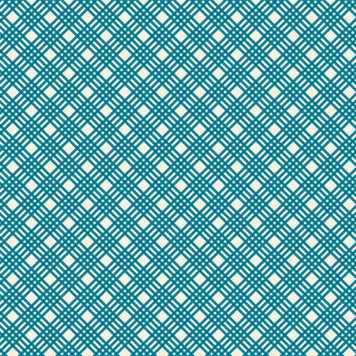 Hello Pumpkin - Crisp Plaid Blue 16285-55