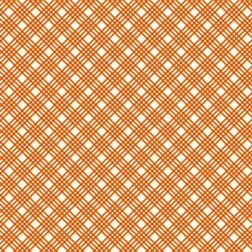 Hello Pumpkin - Crisp Plaid Orange 16285-37