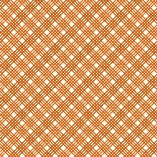 Hello Pumpkin - Crisp Plaid Orange 16285-37