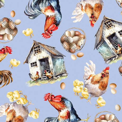 Henhouse Blue - Green Acres 15339-54