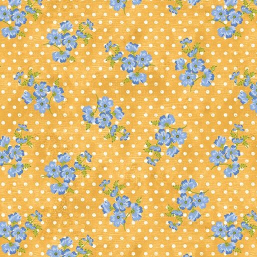 Inspired Blooms- Dots & Blooms Med. Gold 16212-34