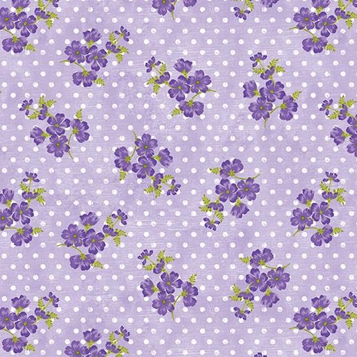 Inspired Blooms- Dots & Blooms Med. Purple 16212-64