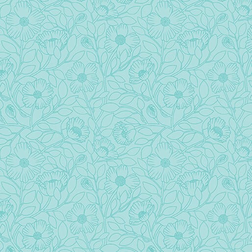 Lace Flower Light Turquoise - Mirrors 16943-80