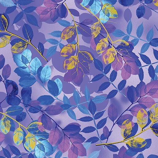 Metallic Impressions - Ethreal Leaves Violet 14064M-64
