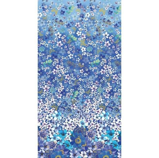 Metallic Impressions - Meadow Cobalt 14059M-57