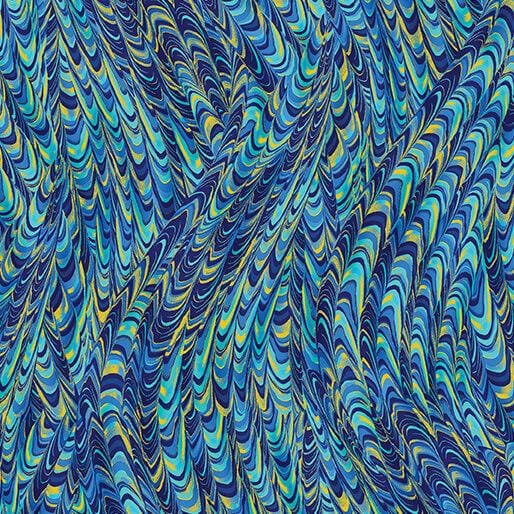 Metallic Impressions - Peacock Blue 14060M-84