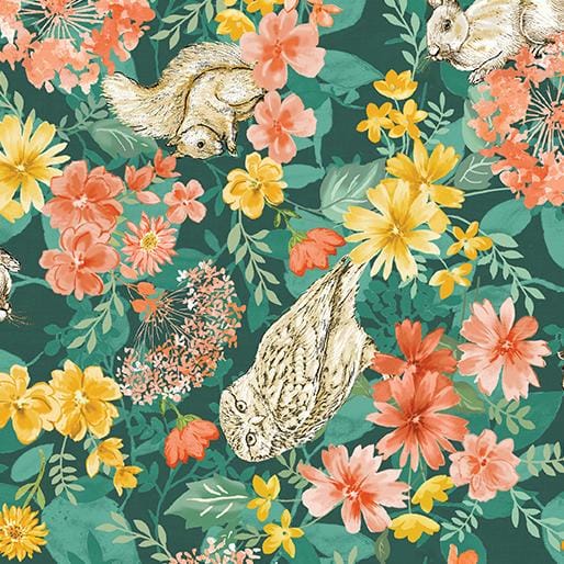 Montogmery Mountain - Charming Forest Teal 16808-84