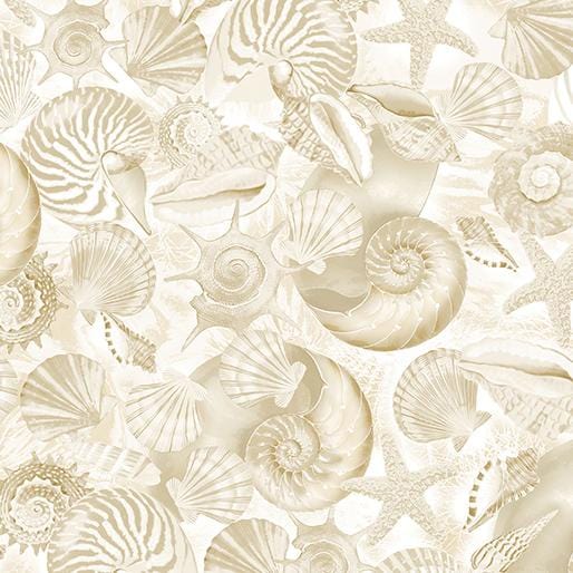 Oceana 108in Wide - Oceana Shells Cream 12531W-07