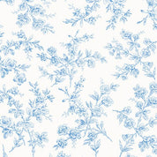 Patricia's Posey Denim White - Celebrating Blue 108" Wide 16912W-53