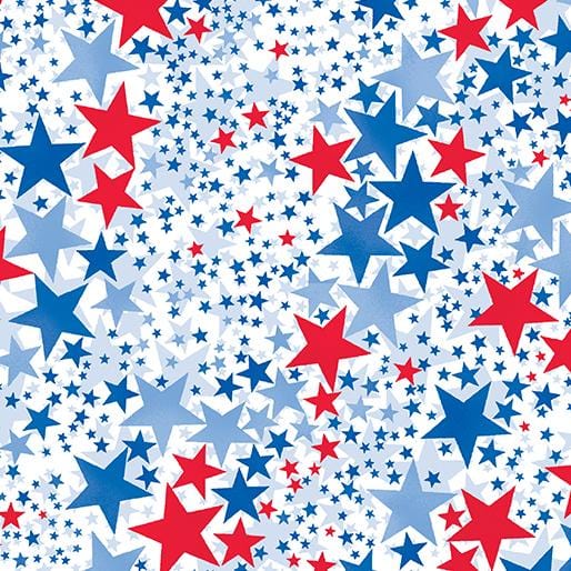 Patriotic 108" - Starlight White/Multi 12895W-90