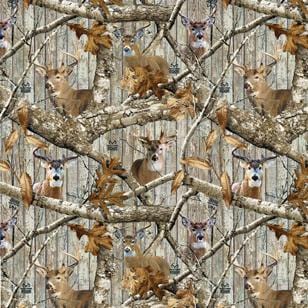 Realtree Plank - Deer Branches Panel 10521