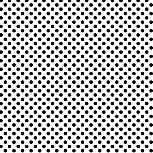 Safari Fun - Random Dots White Black 16016-91