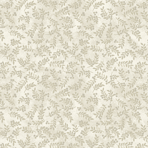 Snowballs - Harvest Berry Leaves Linen 7563-71