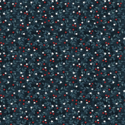 Star Vine Navy Red - American Valor 16877-57