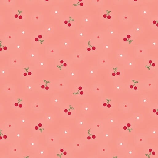 Sweet Cherries Medium Pink - Peaches & Cream 15332-22