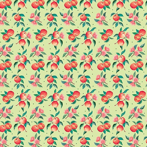 Sweet Peaches Green - Peaches & Cream 15326-44