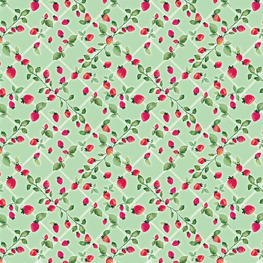 Sweet Strawberries Sage - Peaches & Cream 15331-43