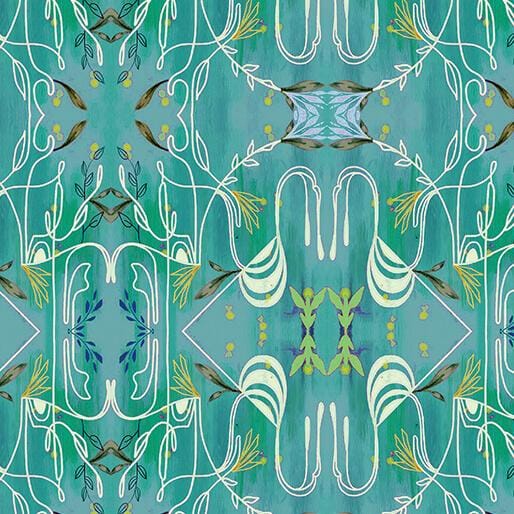 True Colors - Modern Lace Turquoise 16489-84