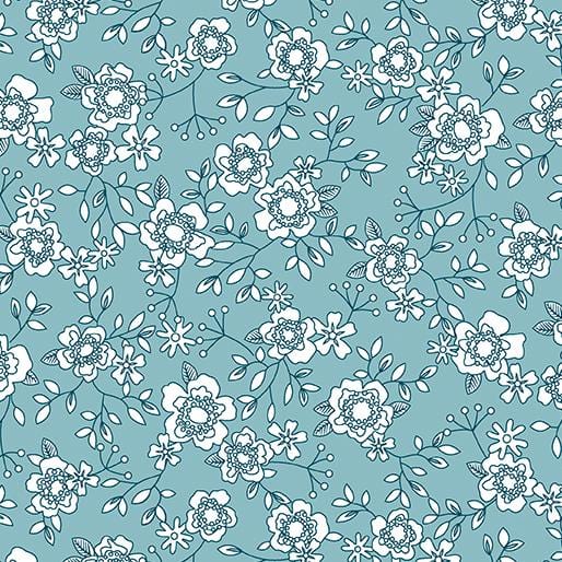 Wander Lane II - Winter Rose Teal 13653-84