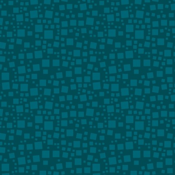 Xanadu - Tonal Squares Dark Teal 16157-85