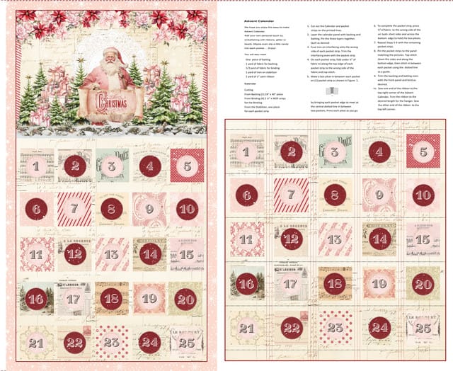 Advent Calendar Panel - Christmas Magic B-2029P-41