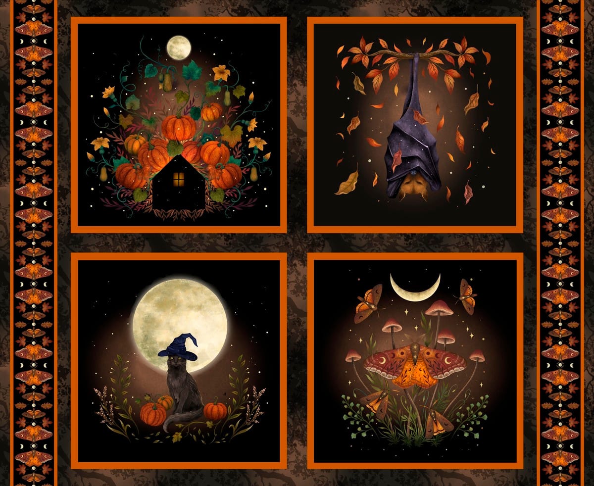 Block Panel 36" - Harvest Haunt B-4815B-99