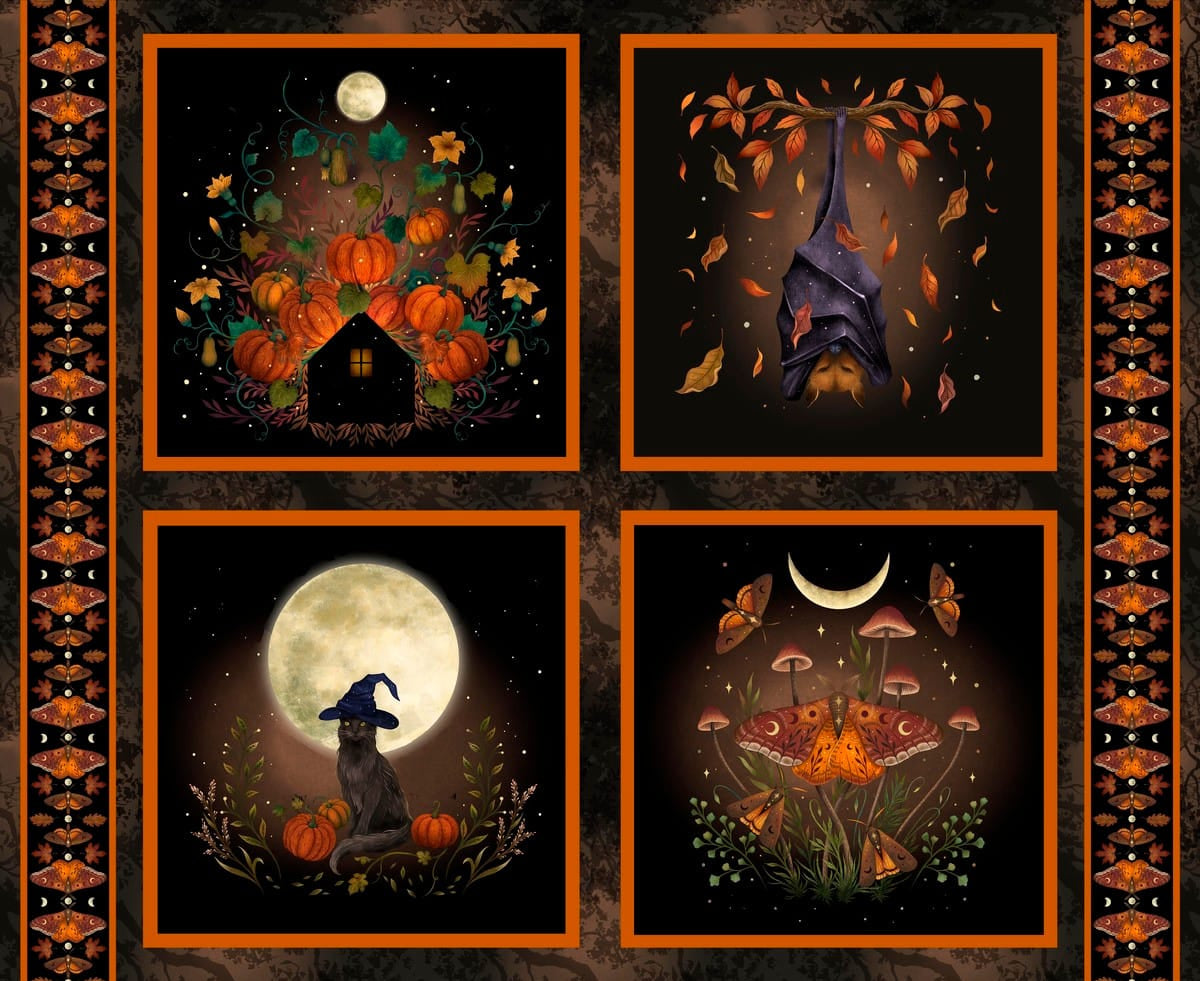 Block Panel 36" - Harvest Haunt B-4815B-99