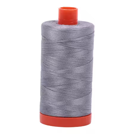 Aurifil Cotton Mako 50wt 1300m - Large Spool in Gray 2605 8057252099810