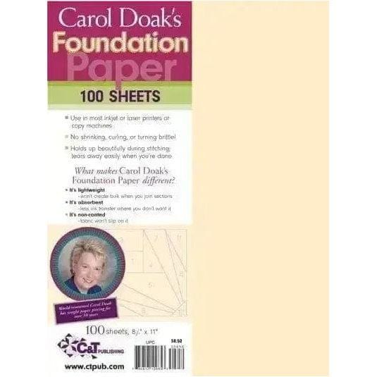 Carol Doak's Foundation Paper 734817109853