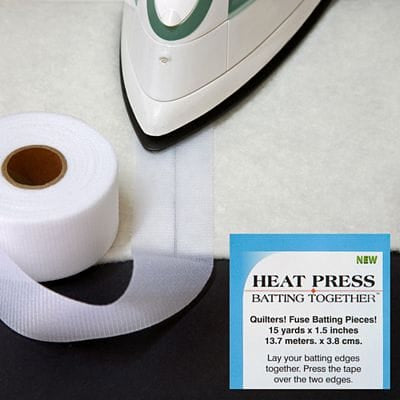 Heat Press Batting Together 1,1/2 in x 15 yd White HPBT1574