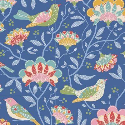 Jubilee - Bird Tree Blue TIL100554-V15