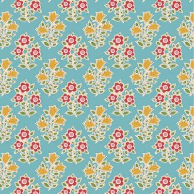 Jubilee Blenders - Farm Flowers Teal TIL110103-V15