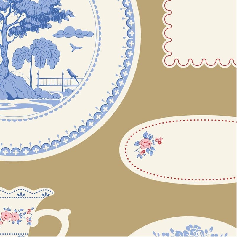 Labels & Ornaments Ochre - Something Blue TIL110172