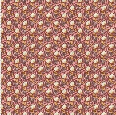 Sanctuary - Cottonfield Maroon TIL100564