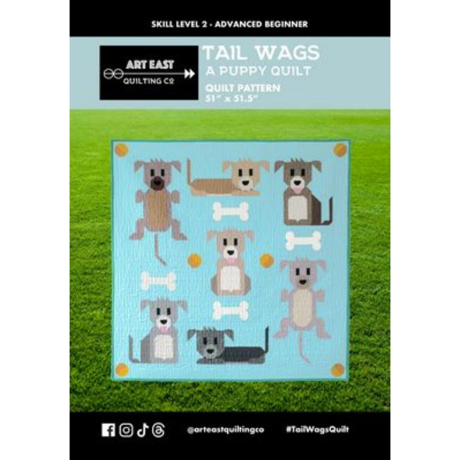 Tail Wags - a Puppy Quilt Pattern AETW1123