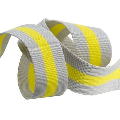 Tula Pink - Grey and Lime Webbing 124623