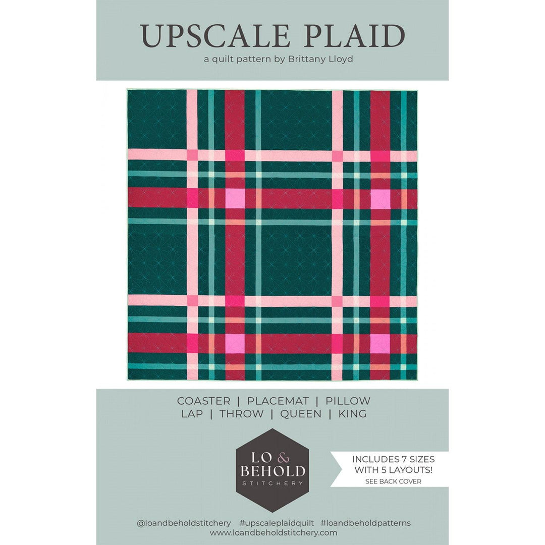 Upscale Plaid Quilt Pattern LBS127