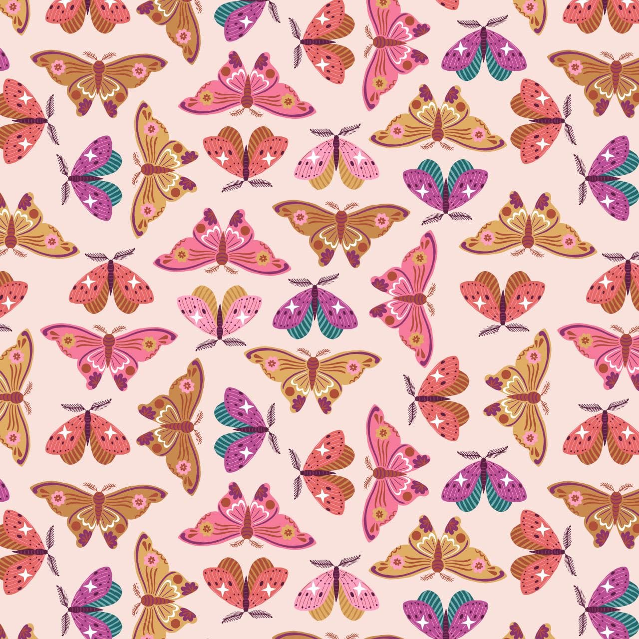 Wild Folk - Pastel Moths DAWFLK2542