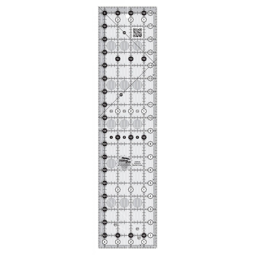 4-1/2in x 18-1/2in Quilt Ruler CGR418