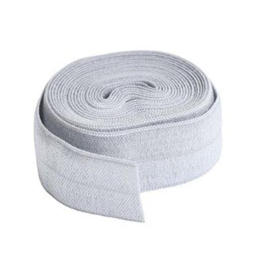 By Annie - Fold Over Elastic - Pewter PBA211-2-PEWTER